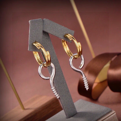 Balenciaga Brass Earrings