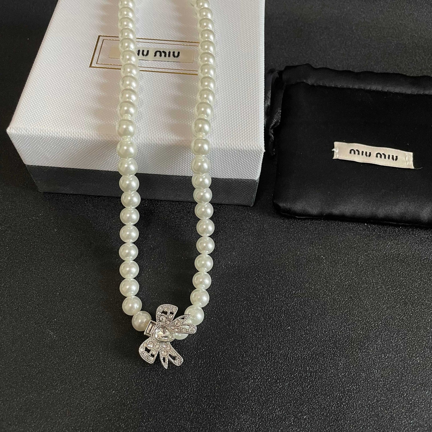 Miu Miu Pearl Necklace