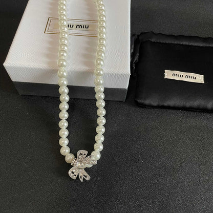 Miu Miu Pearl Necklace