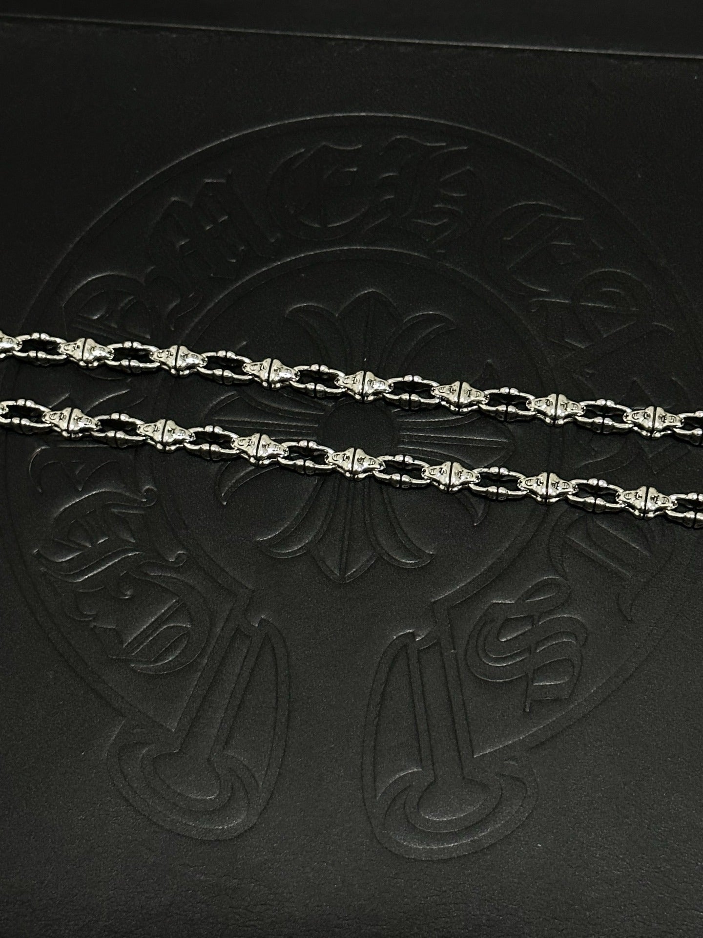Chrome Hearts Sterling Silver Cross Necklace