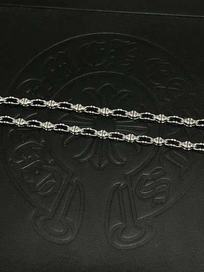 Chrome Hearts Sterling Silver Cross Necklace