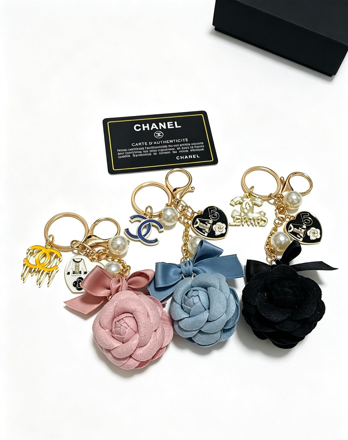 Chanel Vintage-Finish Keychain