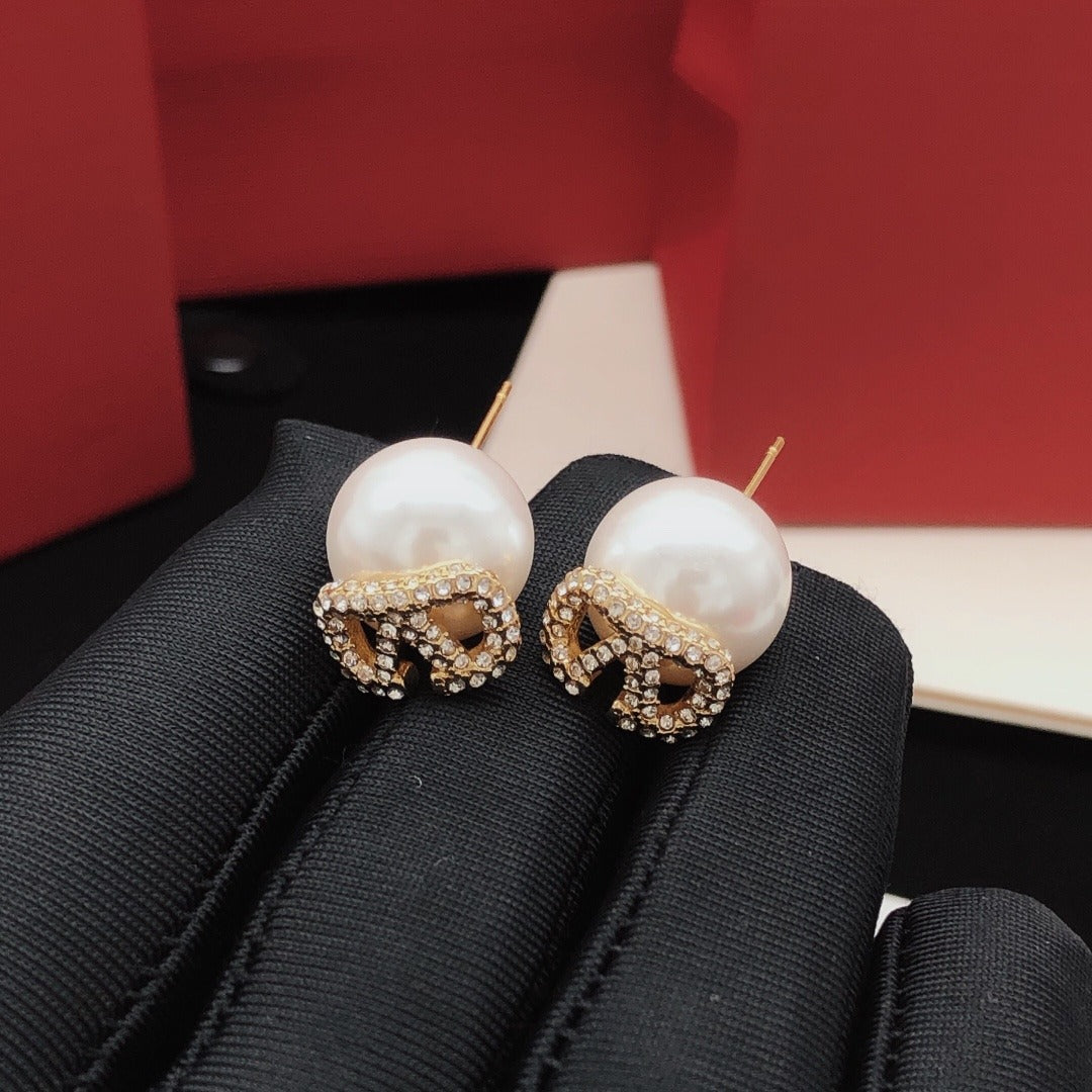 Valentino Pearl Earrings