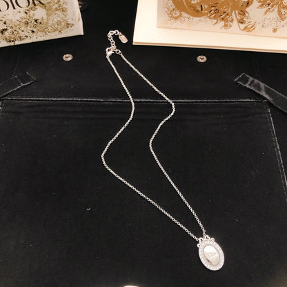 Dior Brass Bow Necklace