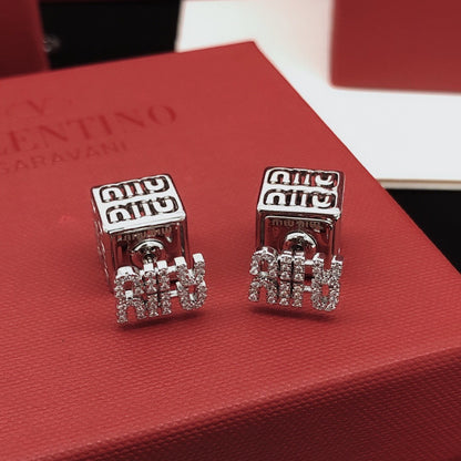 Miu Miu Brass Earrings