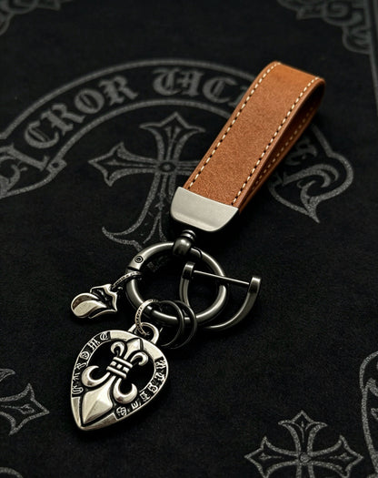 Chrome Hearts Vintage-Finish Keychain