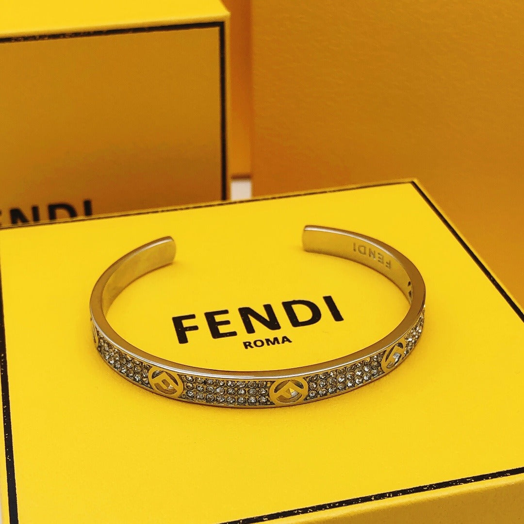 Fendi Pave Bracelet