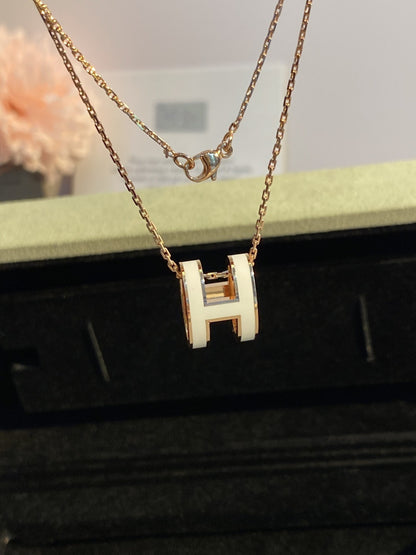 Hermes Logo Necklace