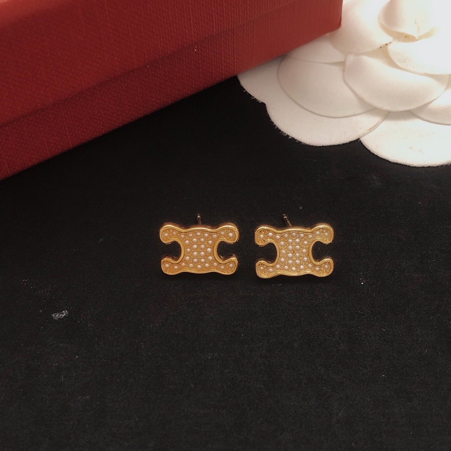 Celine Brass Earrings