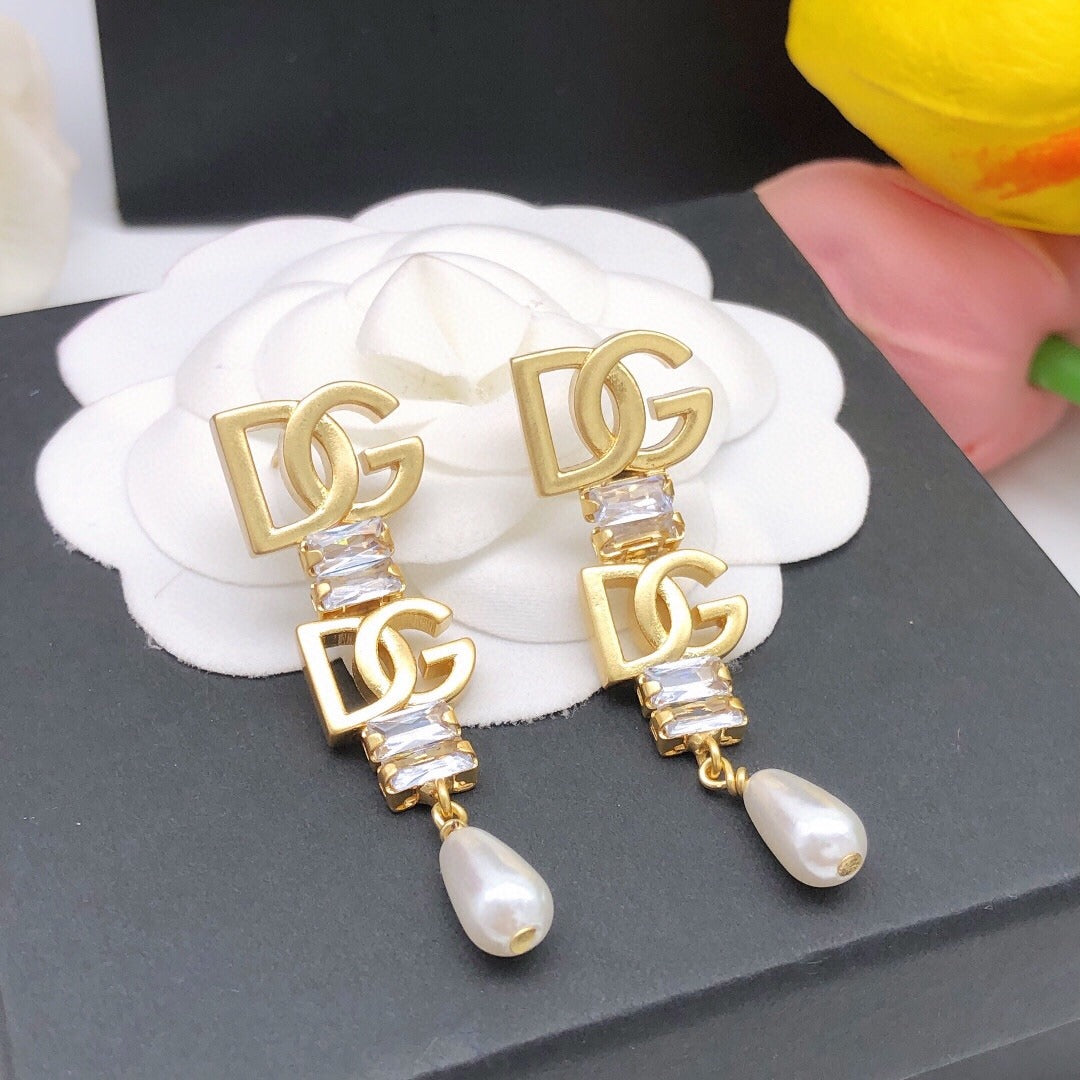 Dolce & Gabbana Brass Tassel Earrings