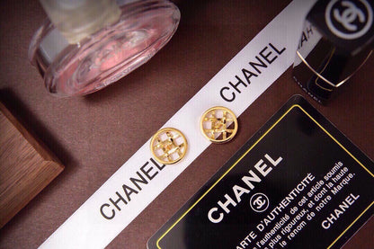 Chanel Openwork Earrings