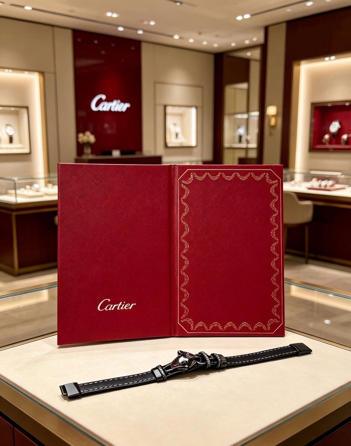 Cartier Leather Bracelet