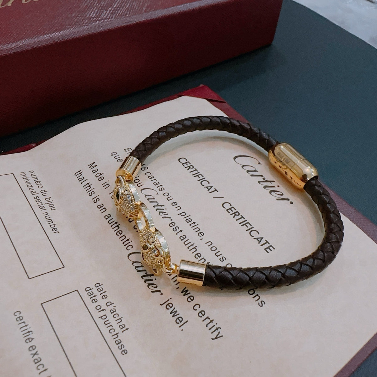 Cartier Leather Bracelet