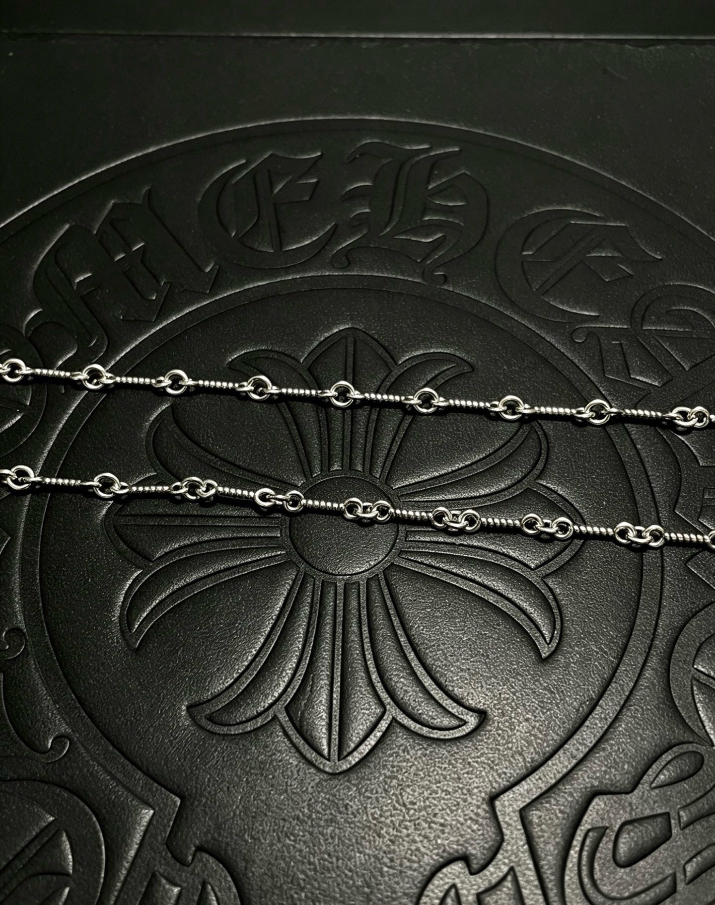 Chrome Hearts Sterling Silver Cross Necklace