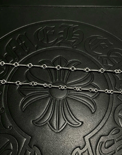 Chrome Hearts Sterling Silver Cross Necklace