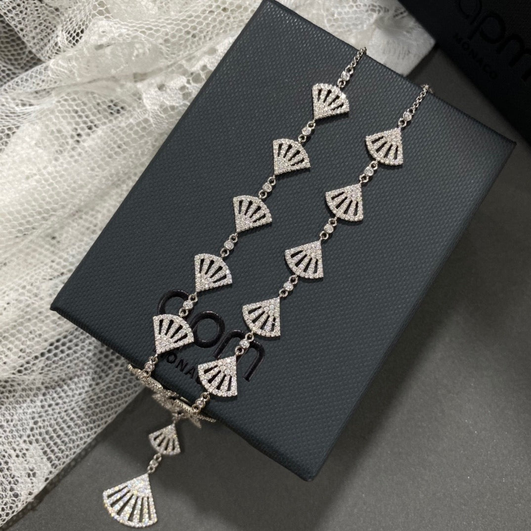 APM Monaco White Necklace