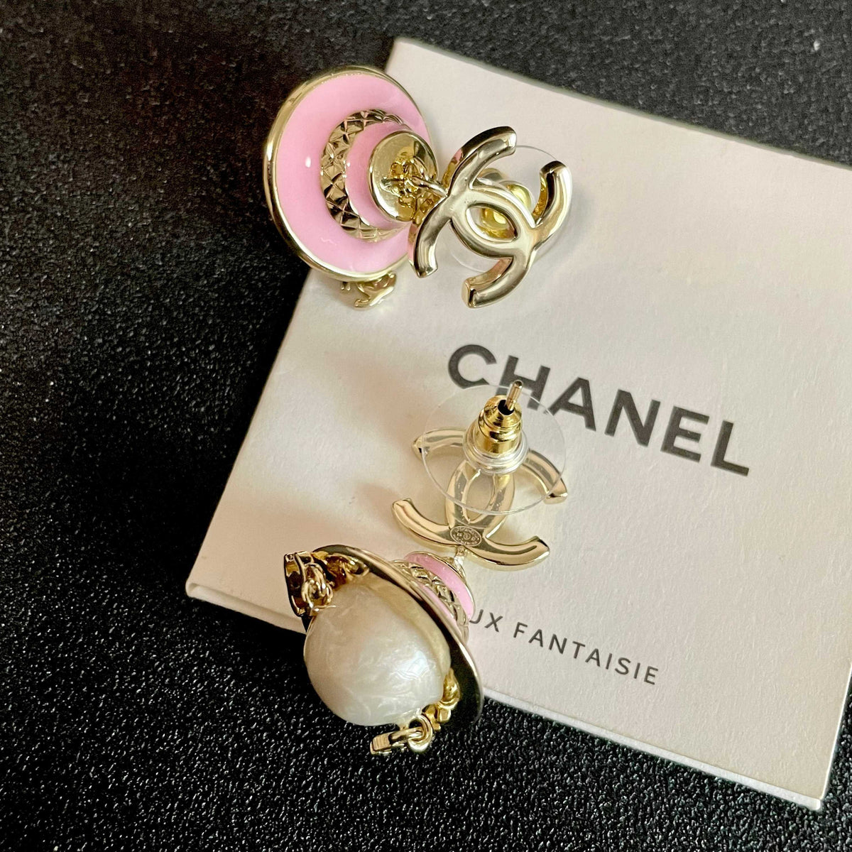 Chanel Heart Earrings