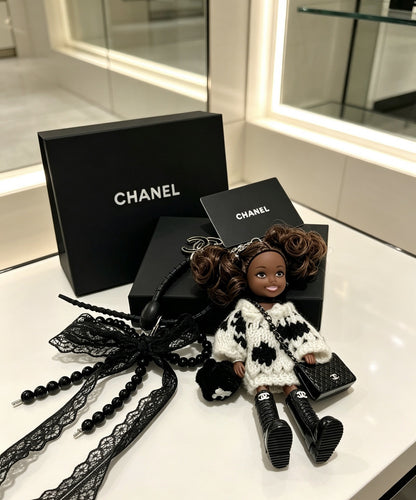 Chanel Vintage-Finish Keychain