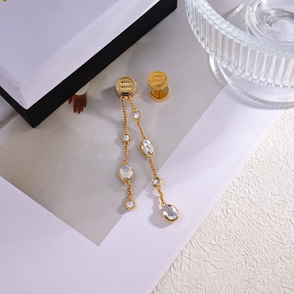 Miu Miu Logo Earrings