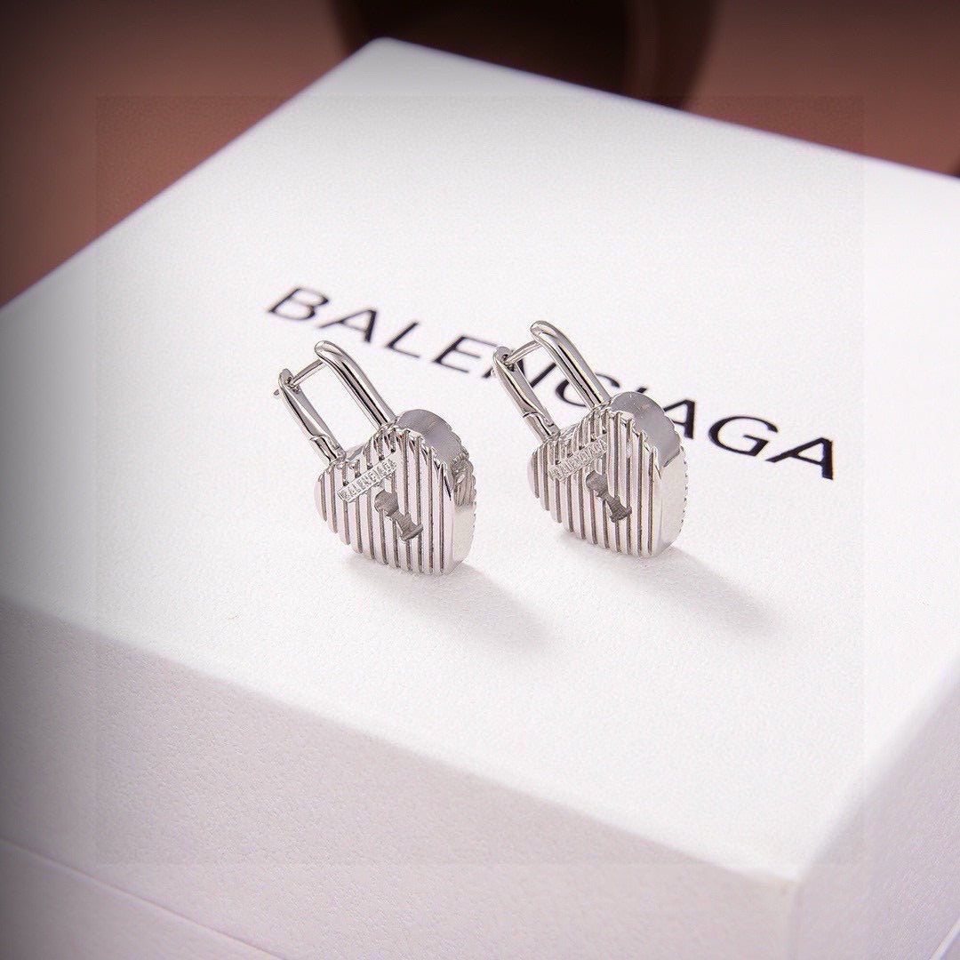 Balenciaga Brass Earrings