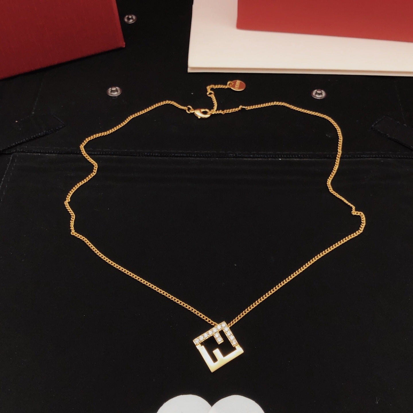 Fendi Brass Necklace