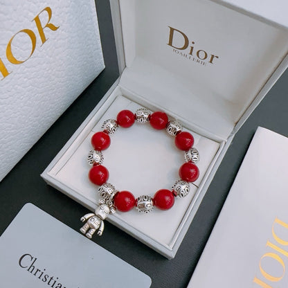 Dior Sterling Silver Vintage-Finish Bracelet