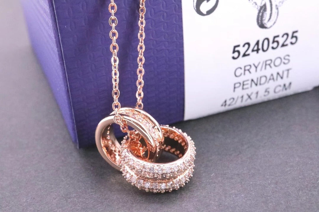 Swarovski Gold Crystal Necklace