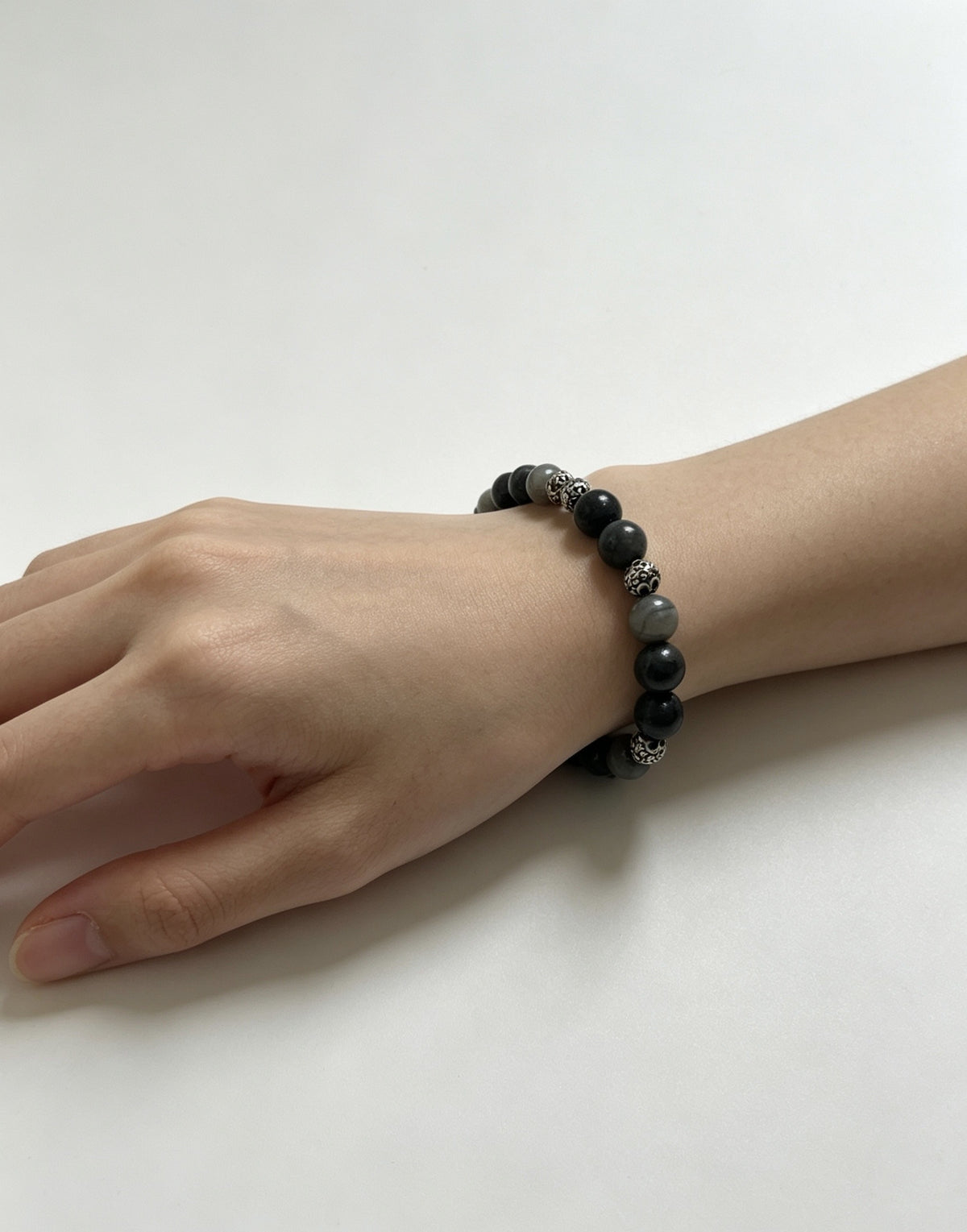 Chrome Hearts Sterling Silver Cross Bracelet