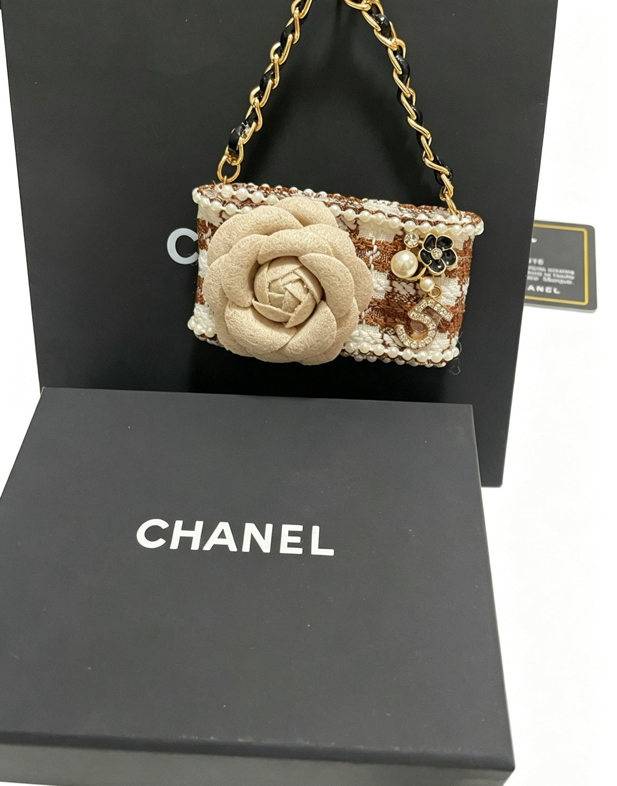 Chanel Vintage-Finish Keychain