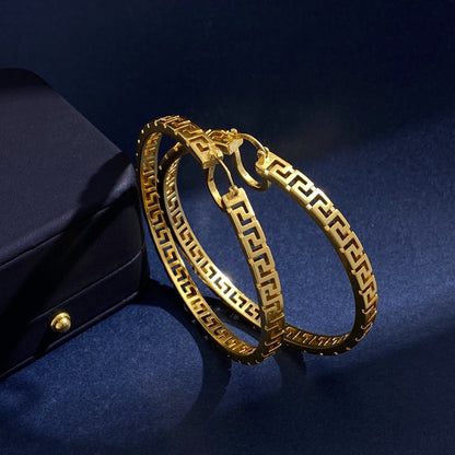 Versace Brass Earrings