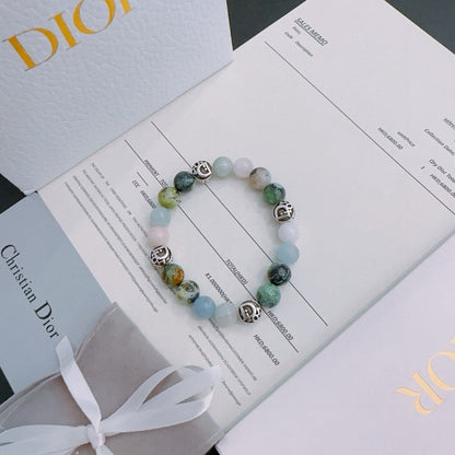 Dior Sterling Silver Vintage-Finish Bracelet