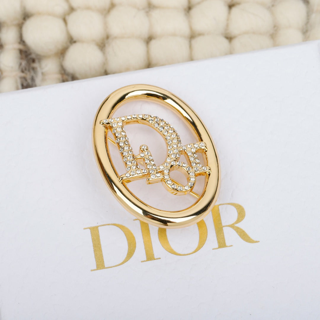 Dior Crystal Brooch