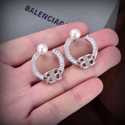 Balenciaga Brass Earrings