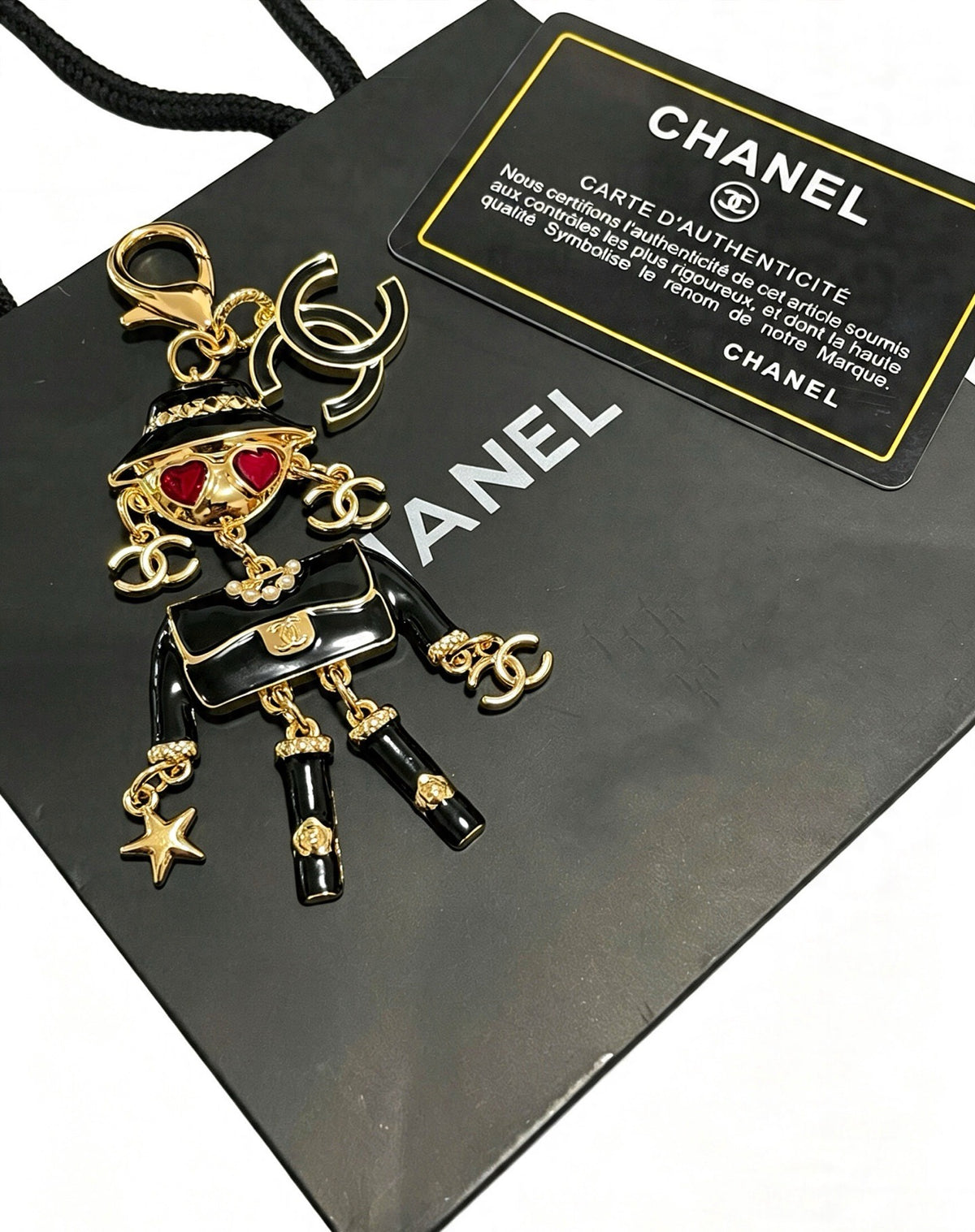 Chanel Vintage-Finish Keychain