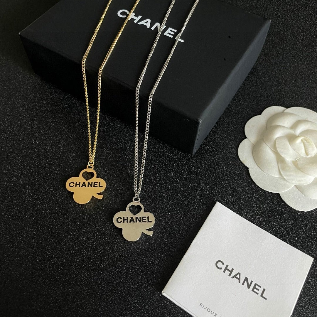 Chanel Logo Necklace
