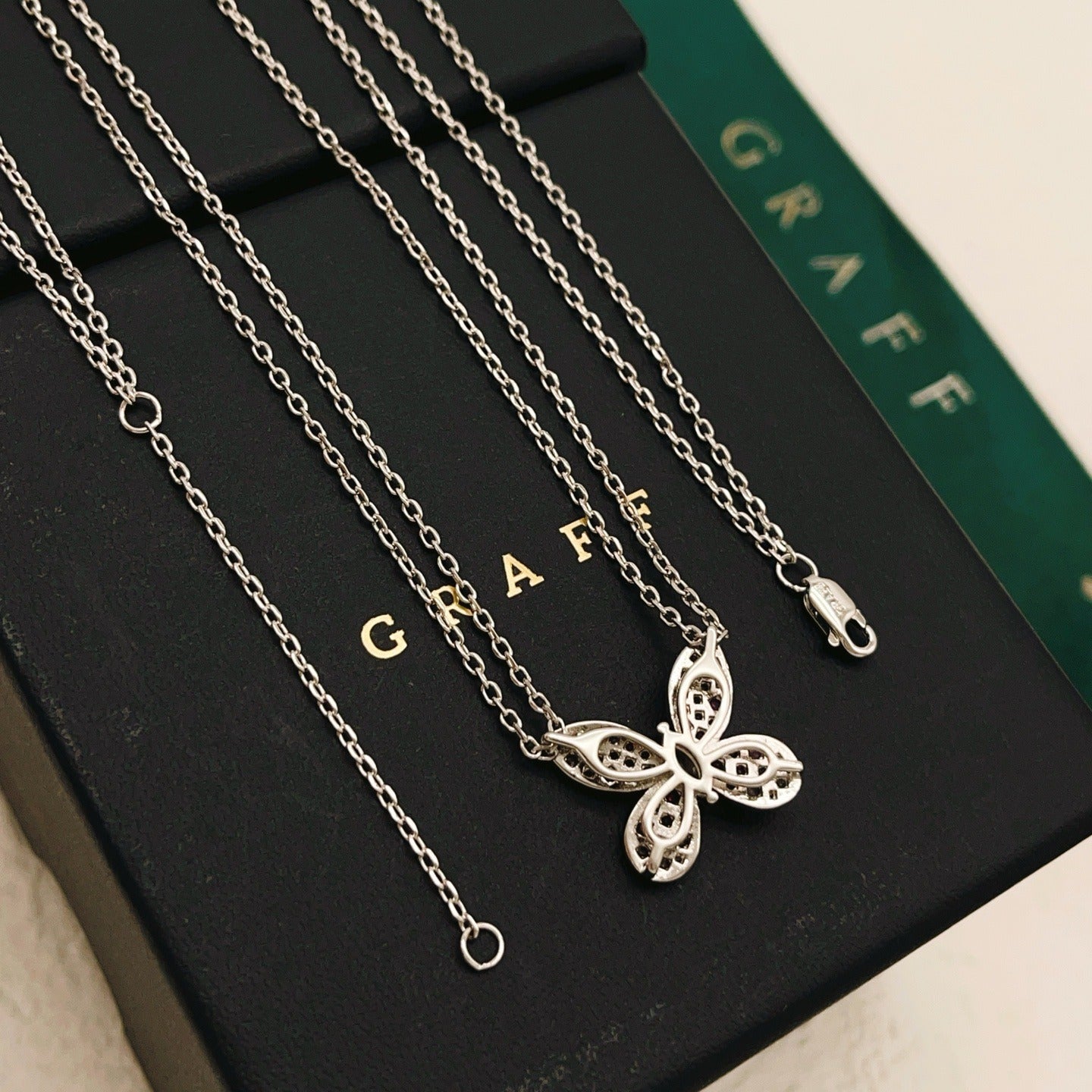 Unbranded Silver Brass Butterfly Necklace