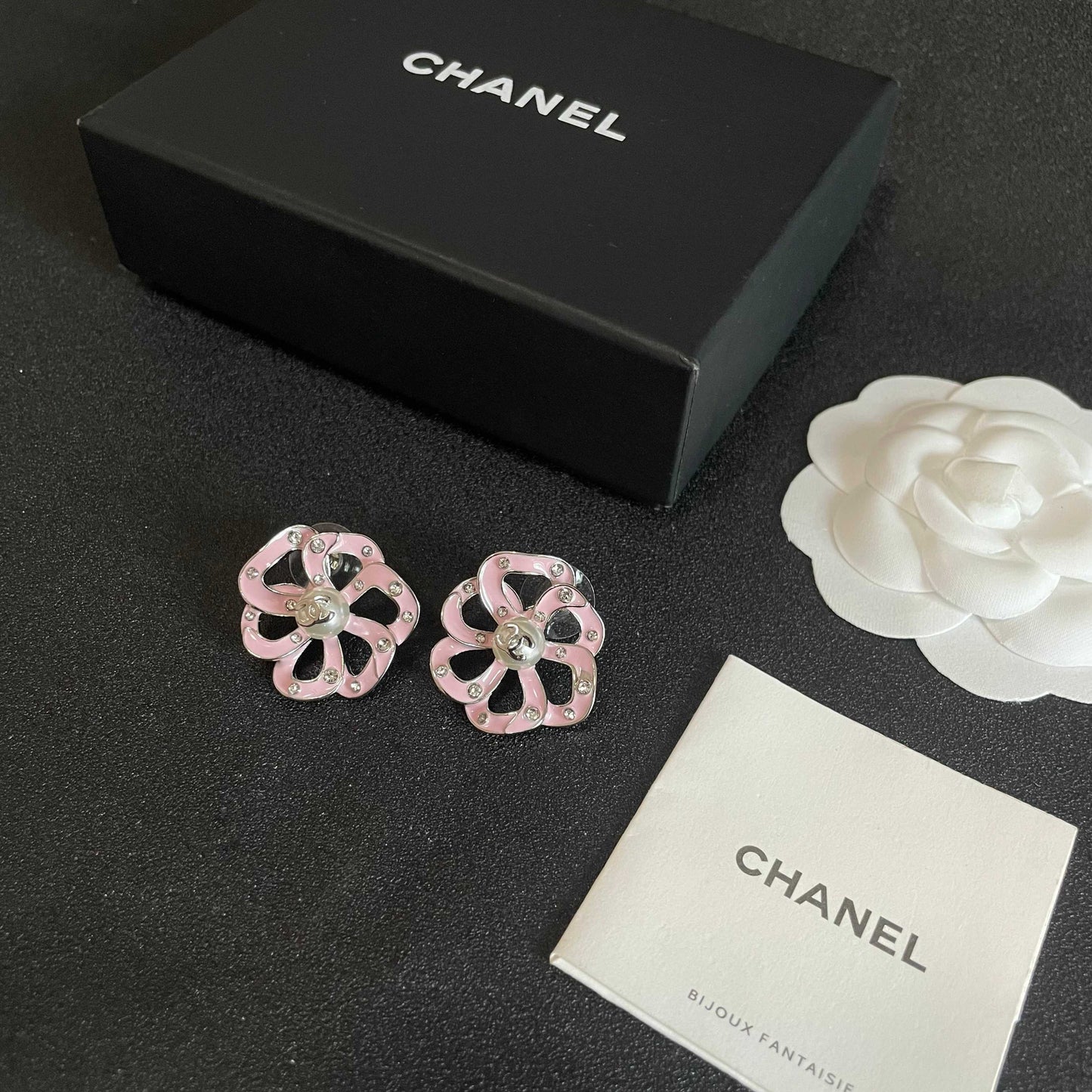 Chanel Openwork Earrings