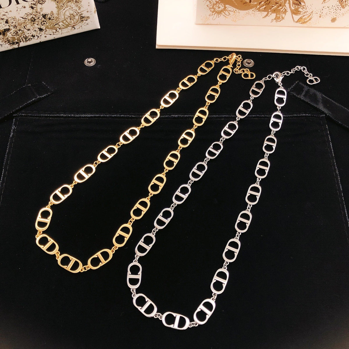 Dior Brass Necklace
