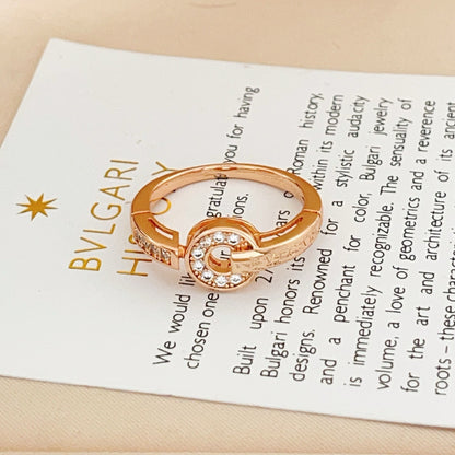 Bvlgari Brass Round Ring