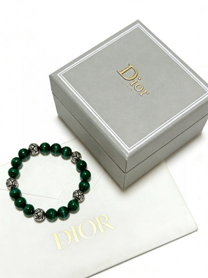 Dior Sterling Silver Vintage-Finish Bracelet