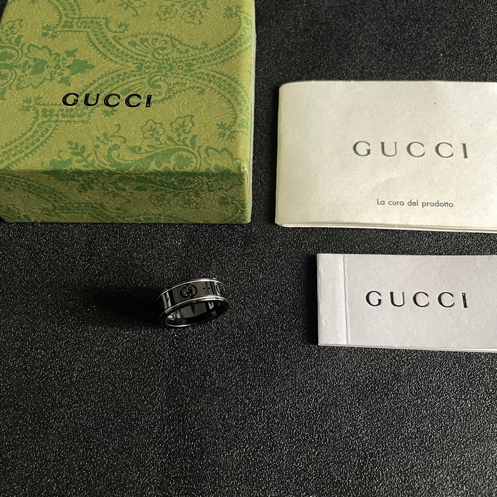 Gucci Brass Double G Ring