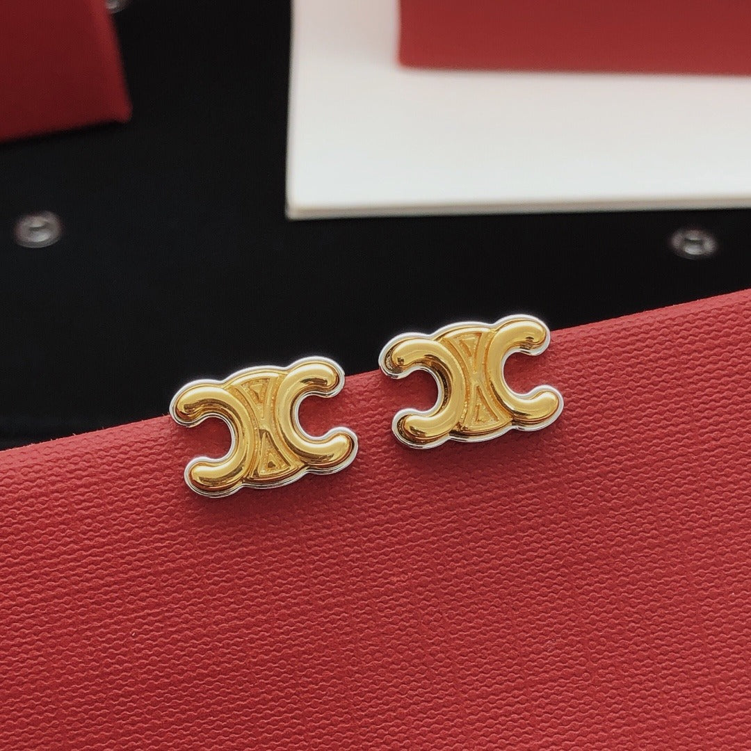 Celine Brass Earrings