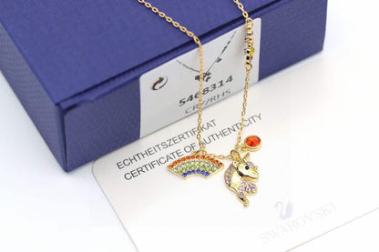 Swarovski Purple Crystal Necklace
