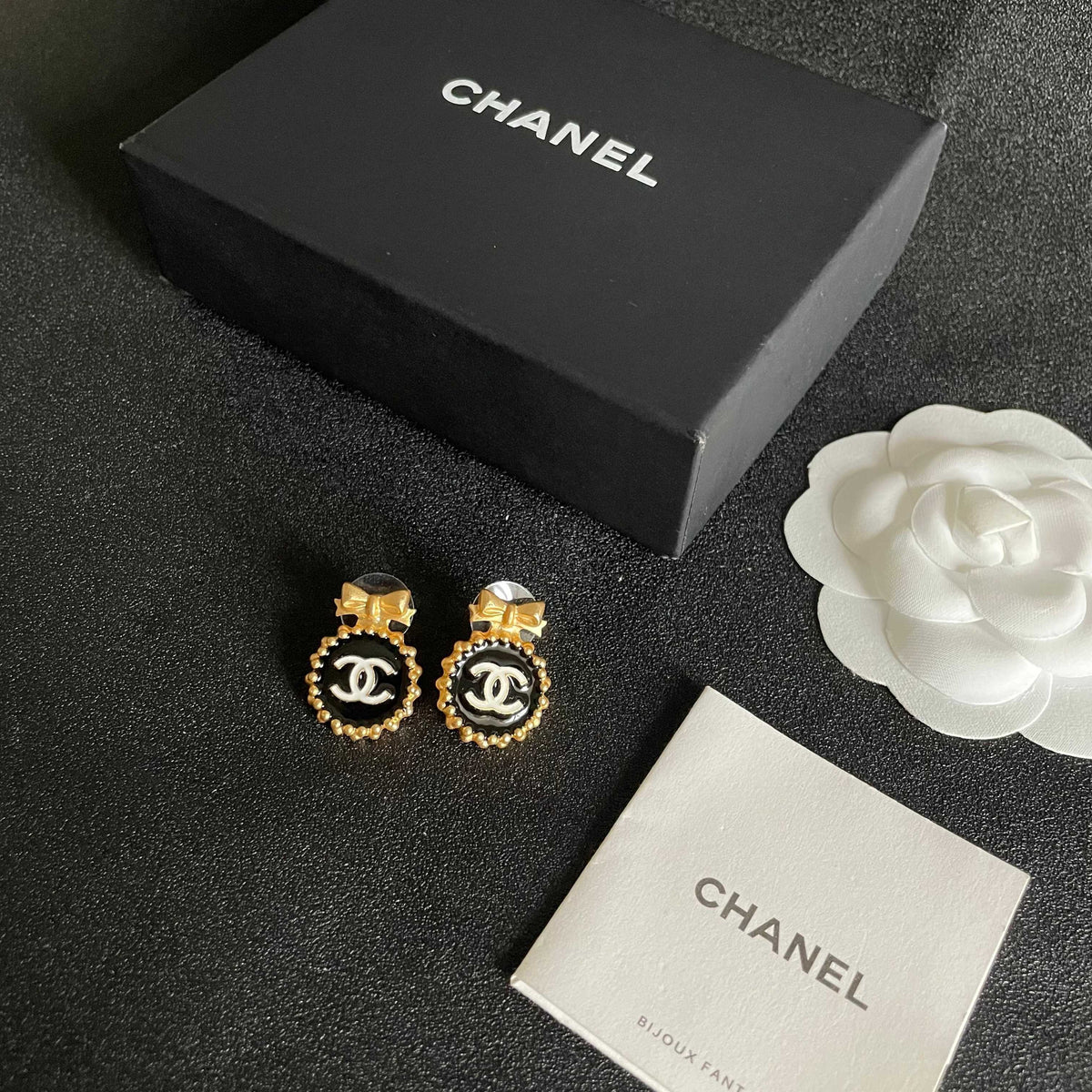 Chanel Bow Earrings