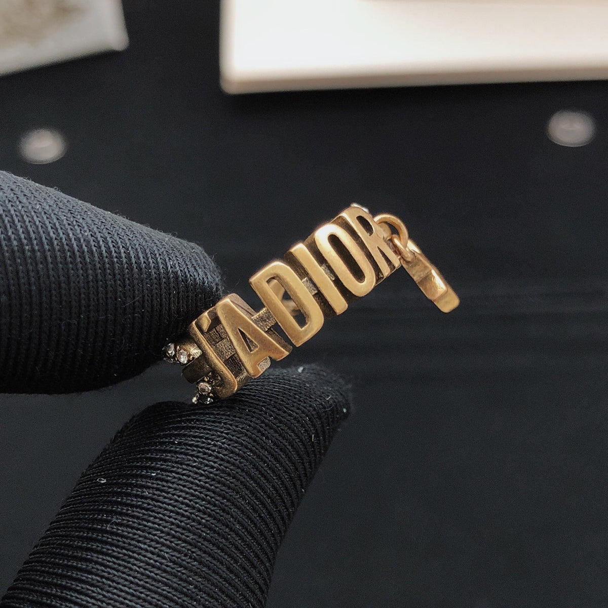 Dior Brass Star Ring