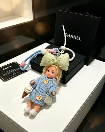 Chanel Vintage-Finish Keychain