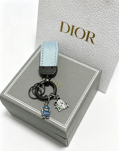 Dior Vintage-Finish Keychain