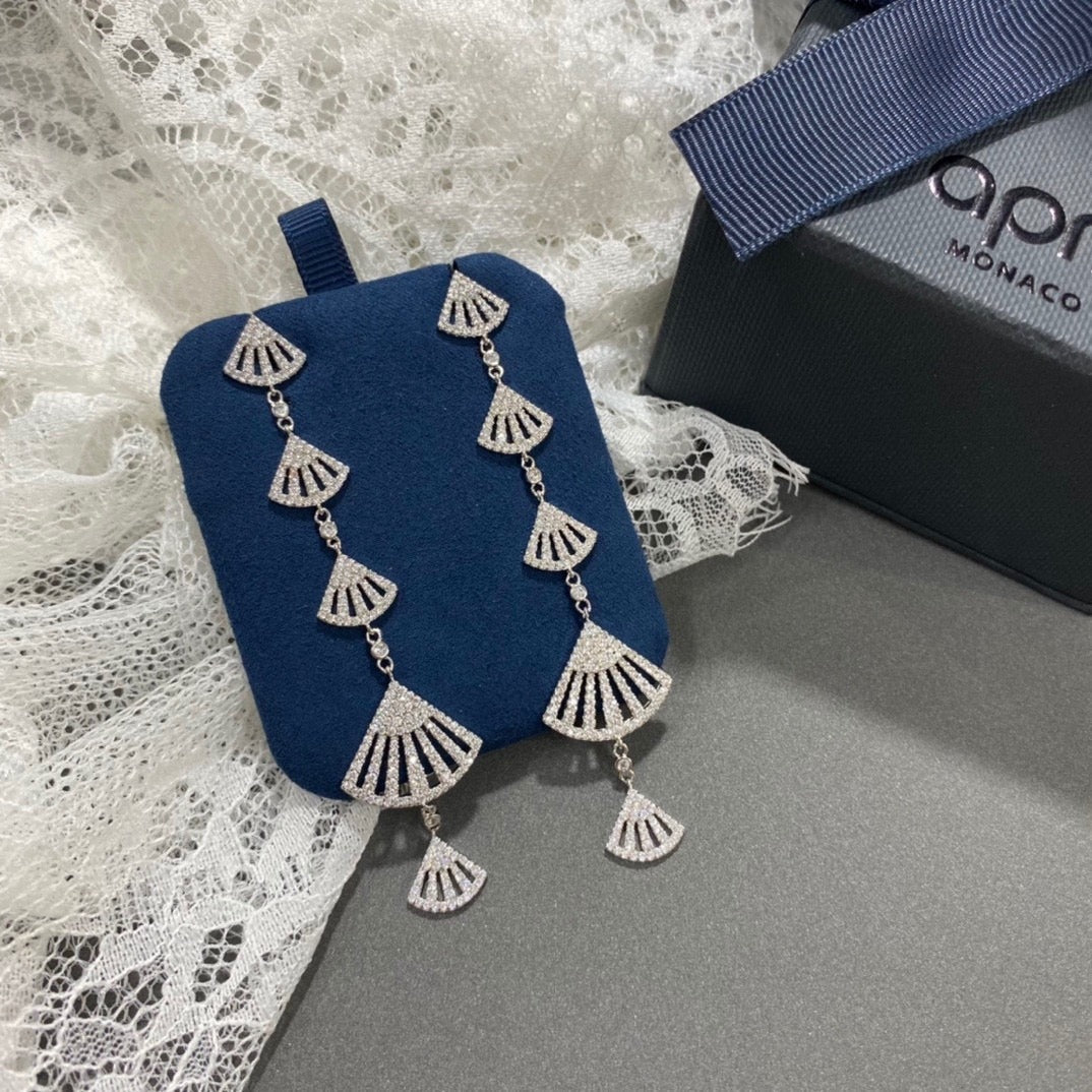 APM Monaco White Earrings