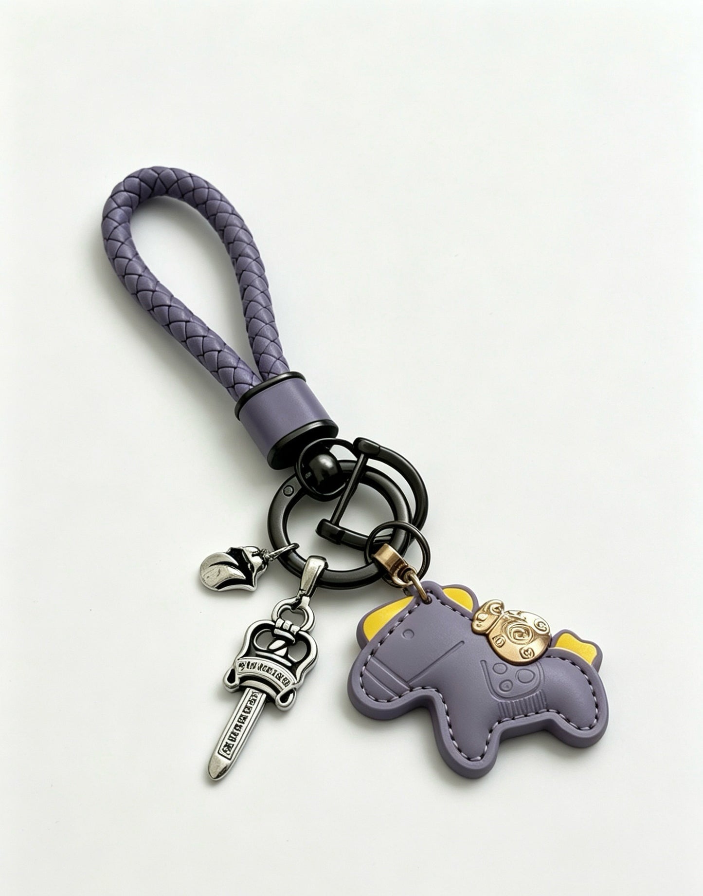 Chrome Hearts Vintage-Finish Keychain