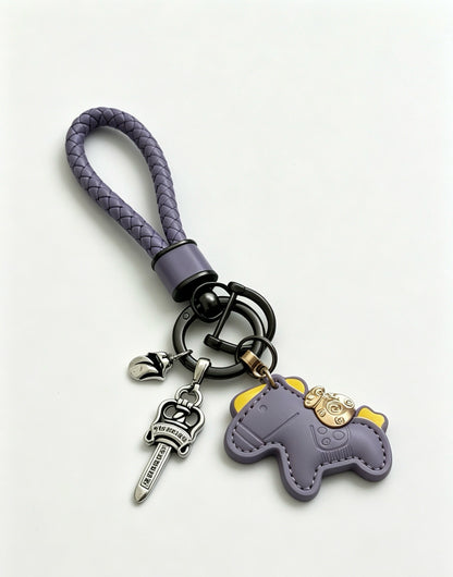 Chrome Hearts Vintage-Finish Keychain
